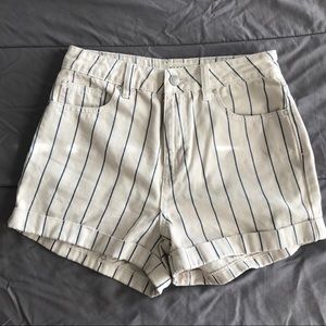 Pacsun striped mom shorts